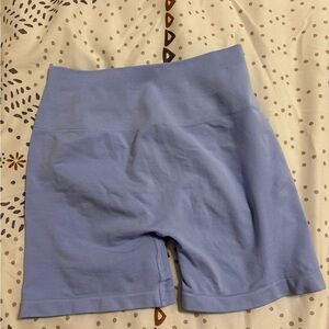 Alphalete Women's Light Blue Bike Shorts